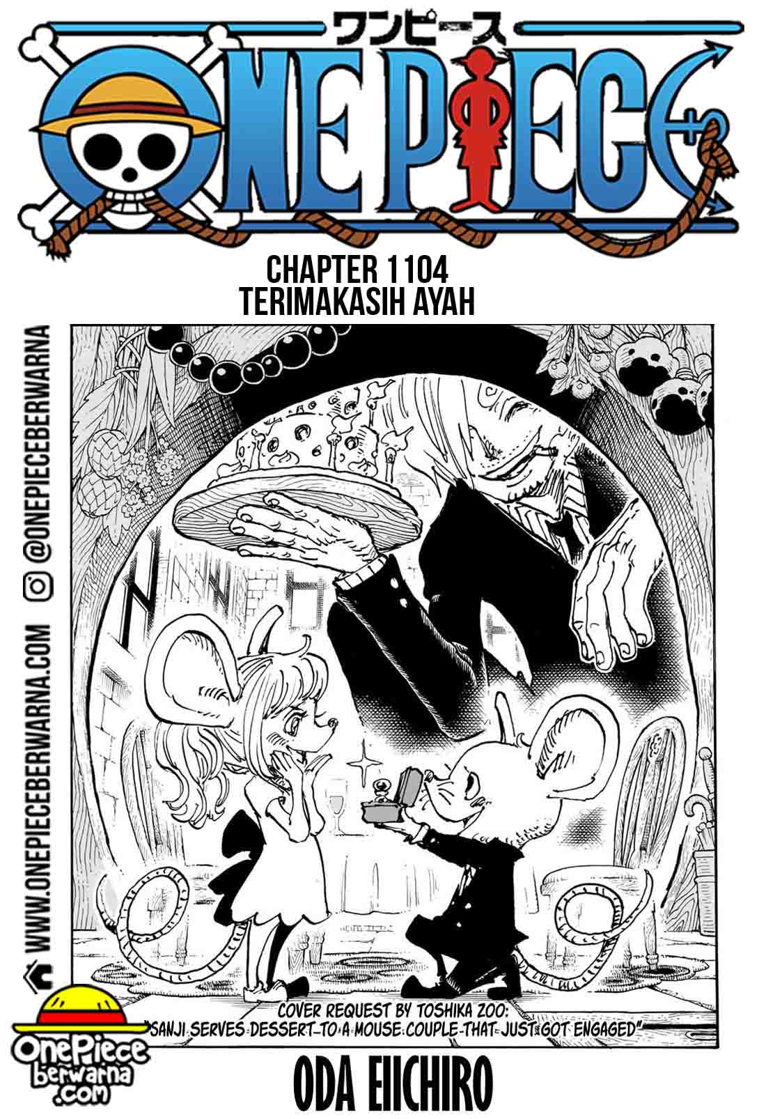 Baca manga komik One Piece Berwarna Bahasa Indonesia HD Chapter 1104